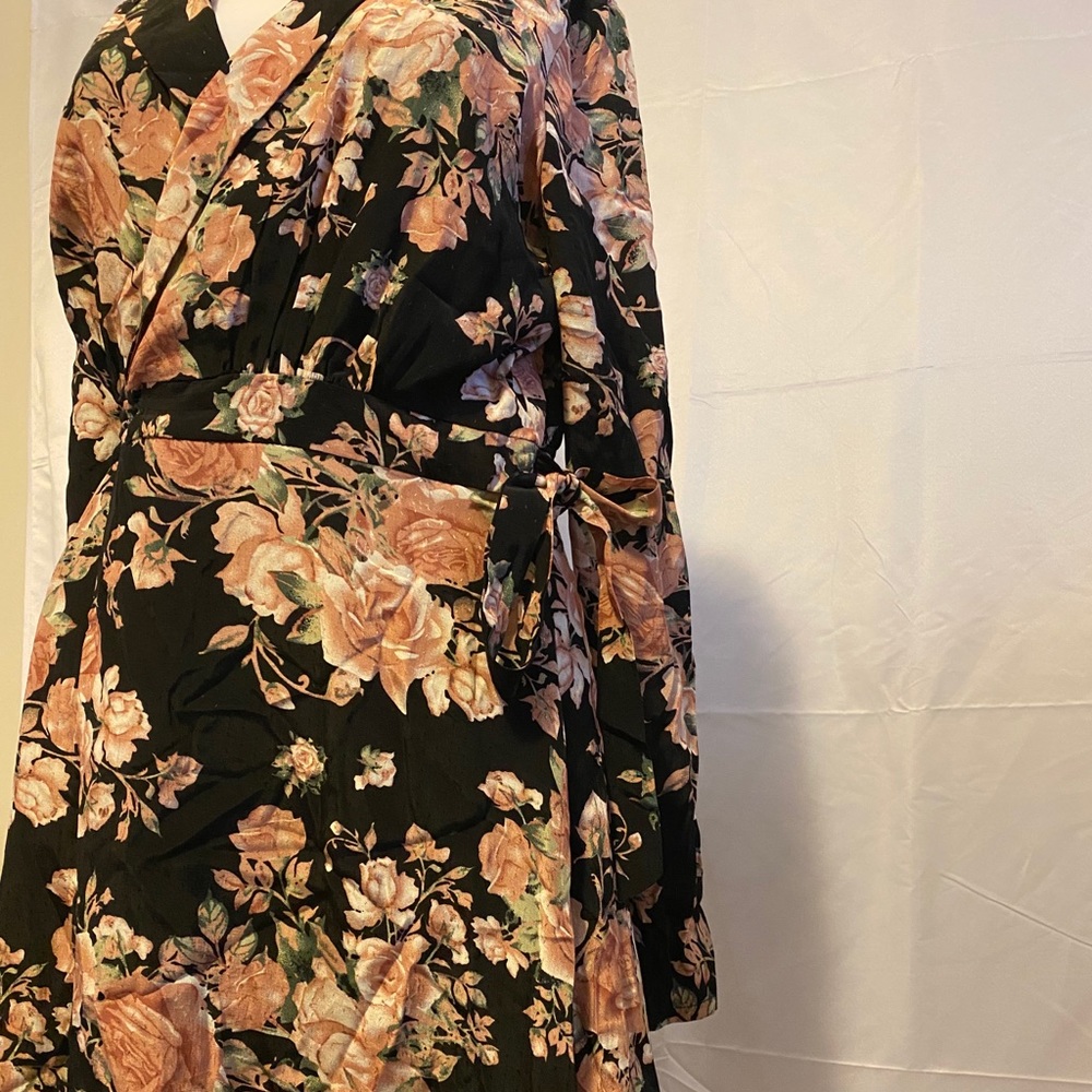 Floral Cardigan Coat